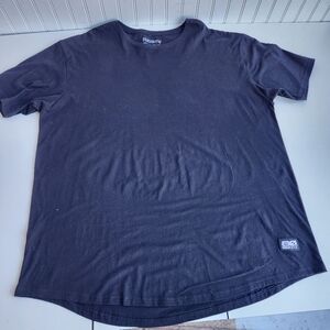 80Eighty Men’s Solid T-Shirt Size Large Black 100% Cotton Sz XXL